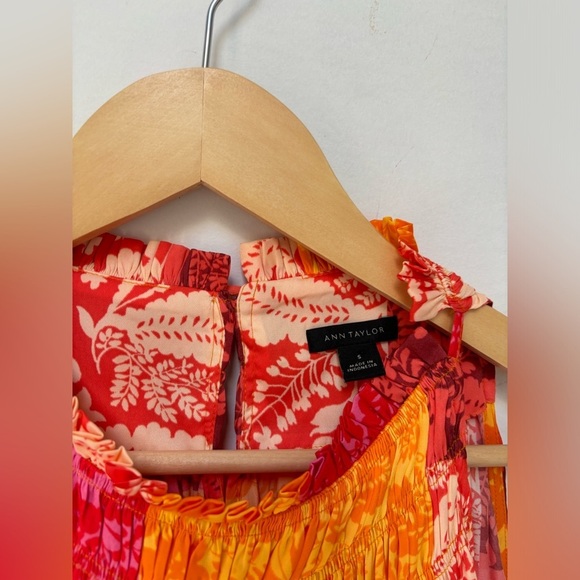 ANN TAYLOR | Patchwork Floral Maxi dress | S - Picture 9 of 9